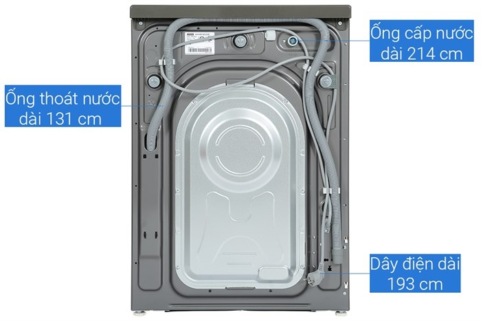 Máy giặt Samsung AI Inverter 9 kg WW90TP44DSB/SV