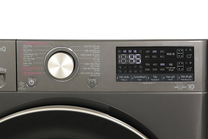 Máy giặt sấy LG Inverter 14/8 kg FV1414H3BA