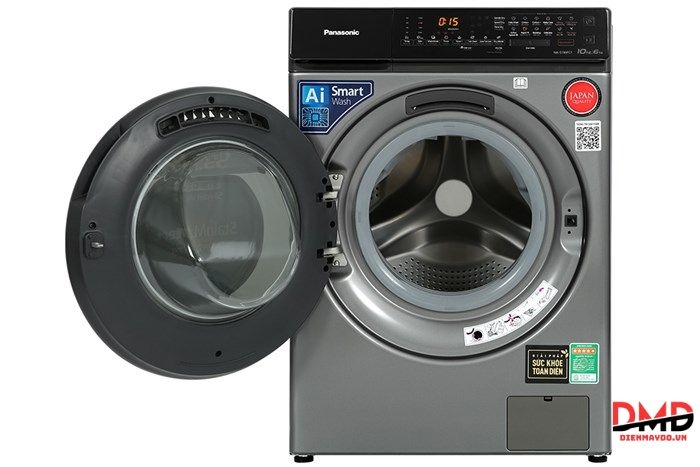 Máy giặt sấy Panasonic Inverter 10/6 kg NA-S106FC1LV