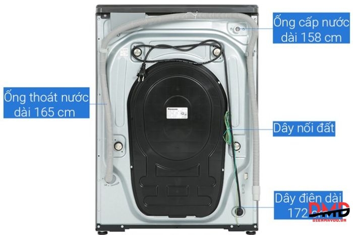 Máy giặt sấy Panasonic Inverter 10/6 kg NA-S106FC1LV