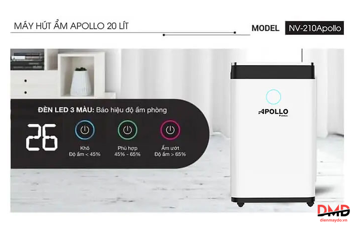 Máy hút ẩm Apollo Sumikura NV-210Apollo 20 lít