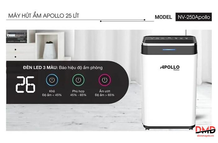 Máy hút ẩm Apollo Sumikura NV-250Apollo 25 lít