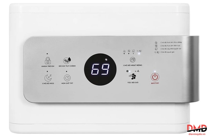 Máy hút ẩm kết hợp lọc không khí Nagakawa NAD8668