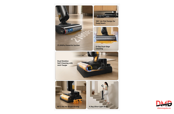 Máy hút bụi lau nhà Mova K30 Plus