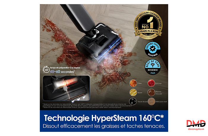 Máy hút bụi lau nhà Tineco Floor One S9 Artist Steam Pro