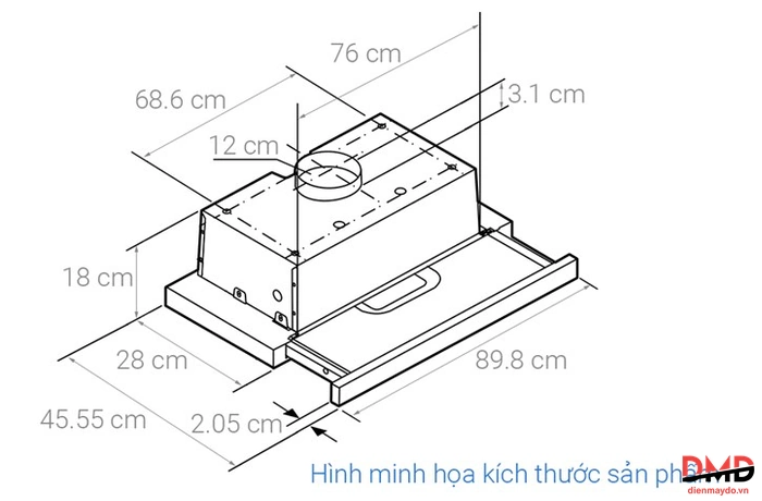 Máy hút mùi Bosch DFT93AC50