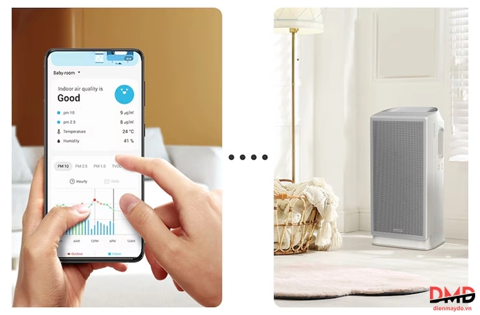 Máy lọc không khí Samsung AP70F06103RGSV
