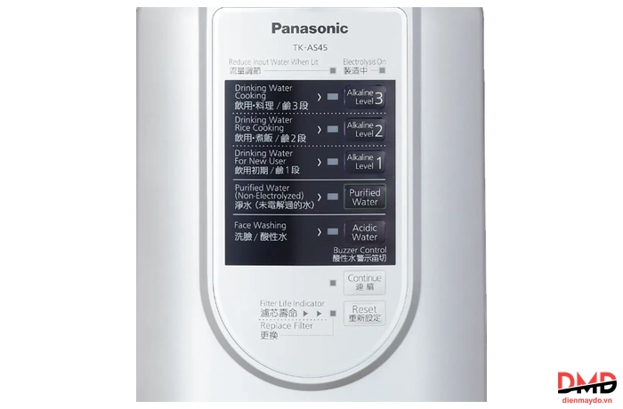 Máy lọc nước điện giải ion kiềm Panasonic TK-AS45
