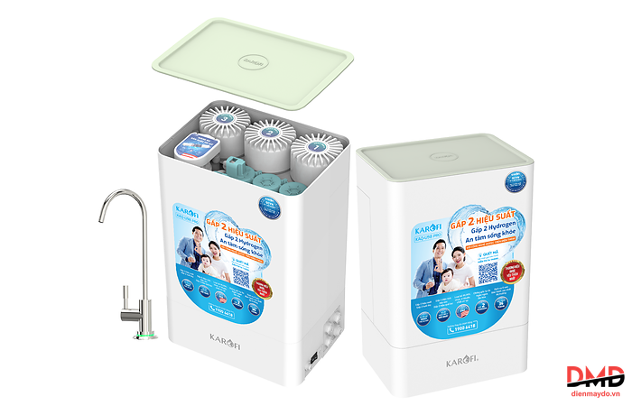 Máy lọc nước RO Hydrogen Karofi KAQ-U98 Pro 10 lõi