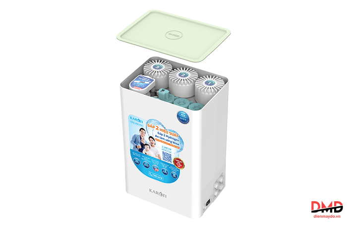 Máy lọc nước RO Hydrogen Karofi KAQ-U98 Pro 10 lõi