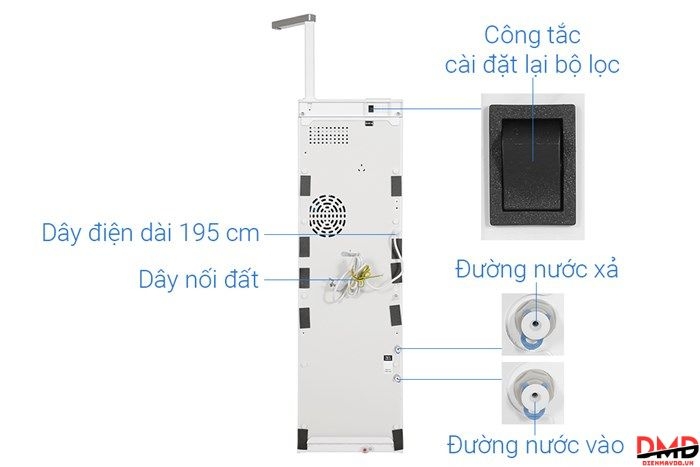 Máy lọc nước RO Hydrogen Toshiba TWP-N2396SVN(W) 10 lõi