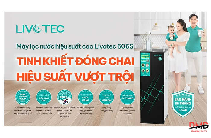 Máy lọc nước RO Karofi Livotec LVT-606S 10 lõi