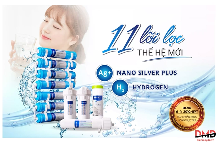 Máy lọc nước Slim Sanaky VH-101HP 11 lõi