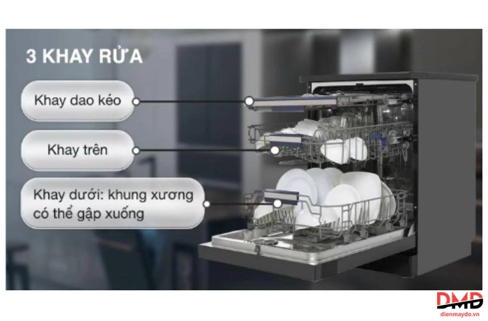 Máy rửa bát độc lập Hafele HDW-F6051S