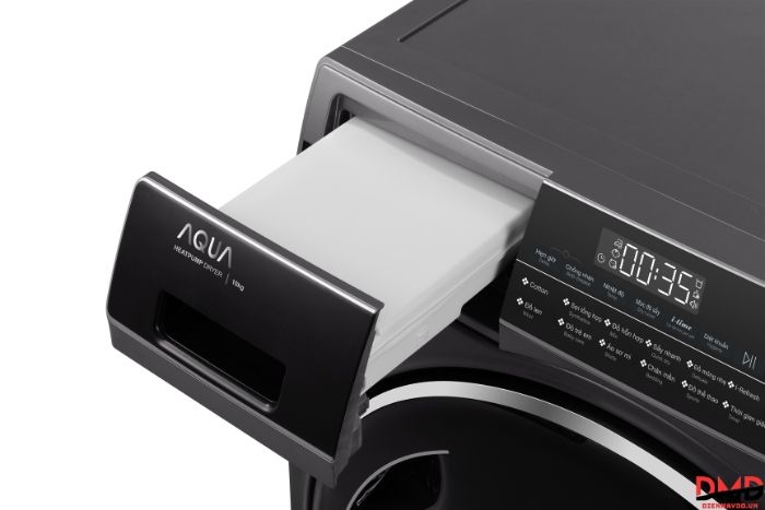 Máy sấy bơm nhiệt Aqua 10 kg AQH-H1000J.PS
