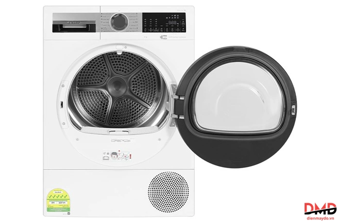 Máy sấy bơm nhiệt Bosch 9 kg WQG24570SG