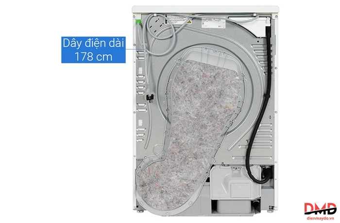 Máy sấy bơm nhiệt Bosch 9 kg WQG24570SG