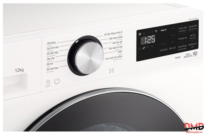 Máy sấy bơm nhiệt LG Inverter 12 kg RX12VHP5WB
