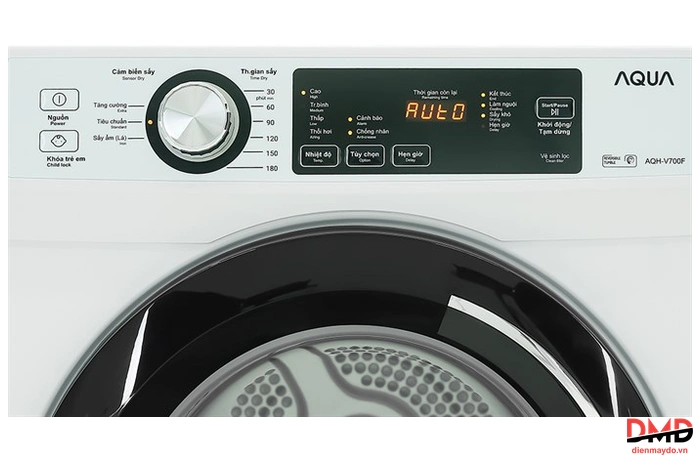 Máy sấy thông hơi Aqua 7 kg AQH-V700FW