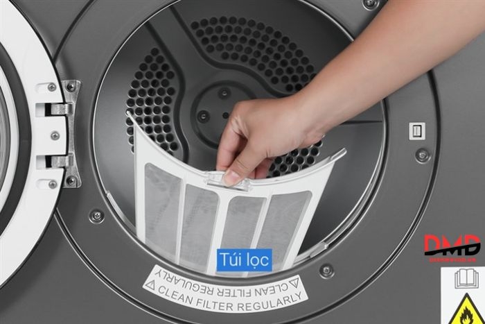 Máy sấy thông hơi Aqua 8 kg AQH-V800H.SS