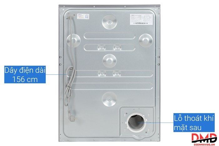 Máy sấy thông hơi Aqua 8 kg AQH-V800H.SS
