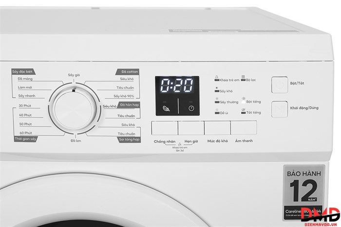 Máy sấy thông hơi Casper 7.2 kg TD-72VWD