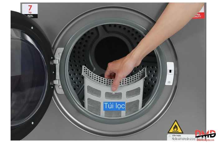 Máy sấy thông hơi Toshiba 7 kg TD-H80SEV(SK)