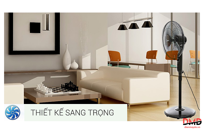 Quạt đứng Midea 5 cánh FS40-15Q 50W
