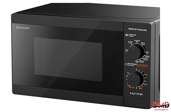 Lò vi sóng có nướng Sharp R-G211TV-BK 21 lít
