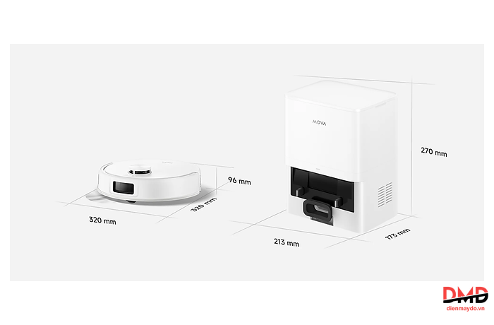 Robot hút bụi lau nhà MOVA E20s Pro Plus