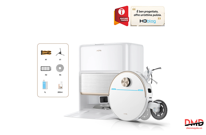 Robot hút bụi lau nhà Mova V70 Ultra Complete