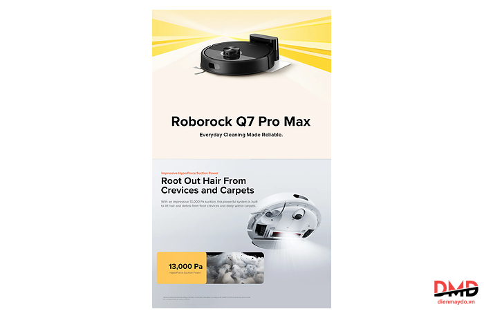 Robot hút bụi lau nhà Roborock Q7 Pro Max