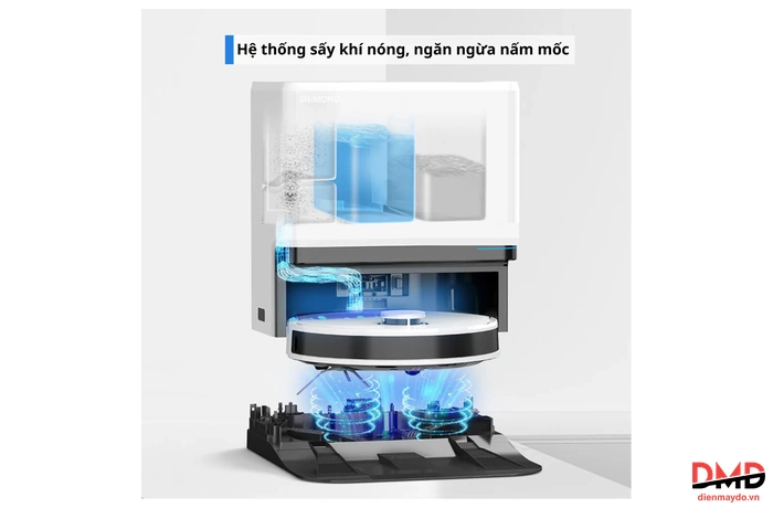 Robot hút bụi lau nhà Shimono 8 trong 1 LS68W Max
