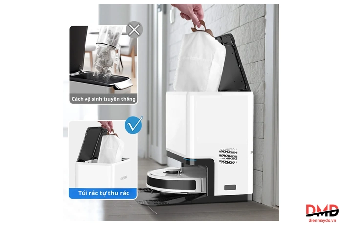 Robot hút bụi lau nhà Shimono 8 trong 1 LS68W Max