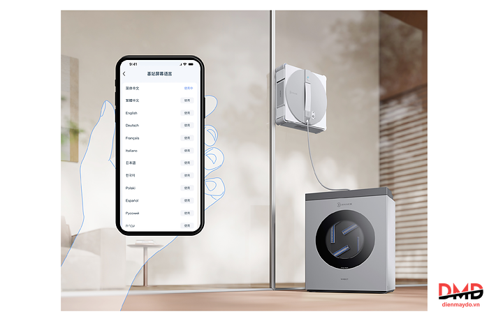 Robot lau kính Ecovacs WINBOT W3 OMNI