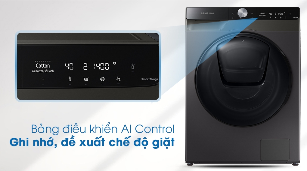 Máy giặt sấy Samsung Addwash Inverter 9.5 kg WD95T754DBX/SV