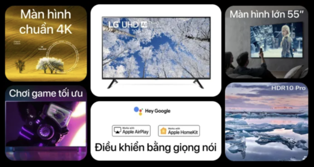 Smart Tivi LG UHD 4K 55 inch 55UQ7050PSA