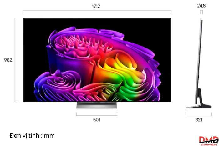 Smart Tivi OLED evo LG AI 4K 77 inch OLED77G6PSA
