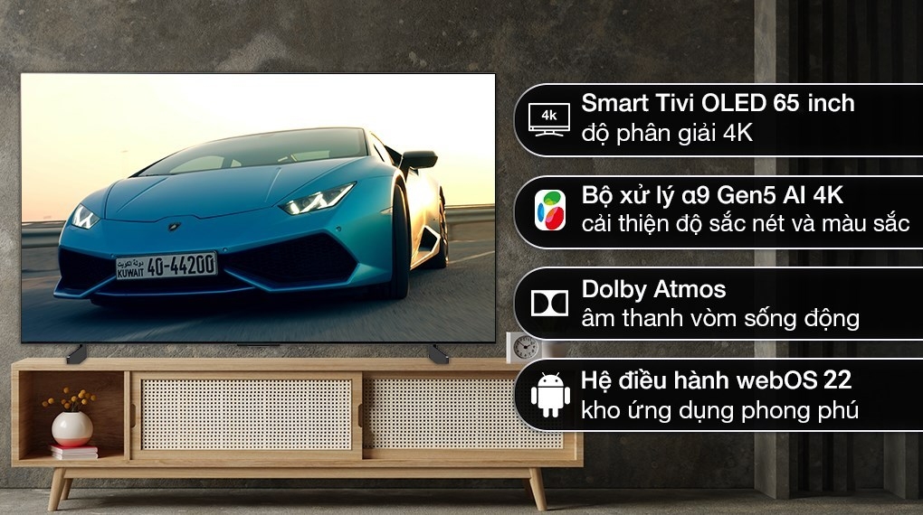 Smart Tivi OLED LG 4K 65 Inch 65C2PSA