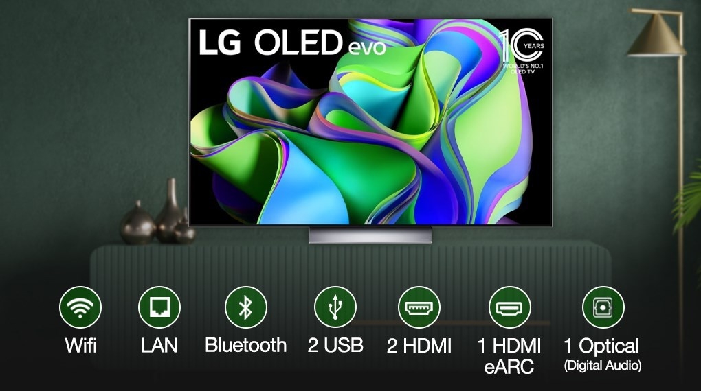 Smart Tivi OLED LG 4K 65 Inch 65C3PSA