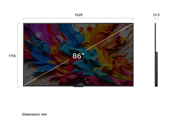 Smart Tivi QNED Evo MiniLED LG 4K 86 inch 86QNED9MASA