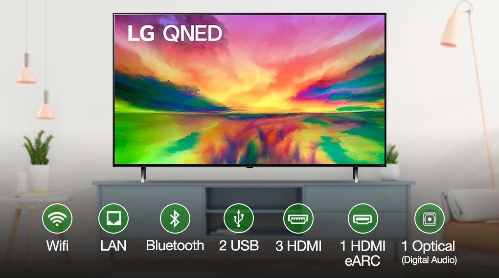 Smart Tivi QNED LG 4K 55 Inch 55QNED80SRA