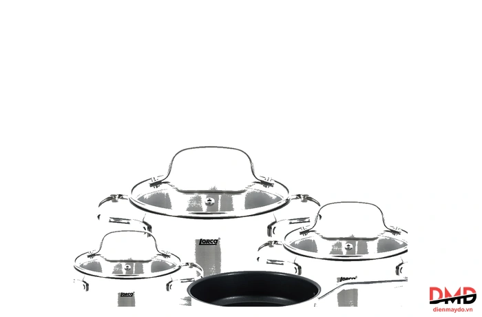 Bộ nồi 5 món Inox 304 5 lớp Lorca TITANIUM-TA 5018