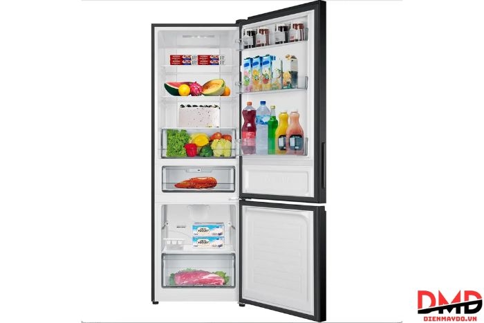 Tủ lạnh Aqua Inverter 324 lít AQR-B390MA(SLB)