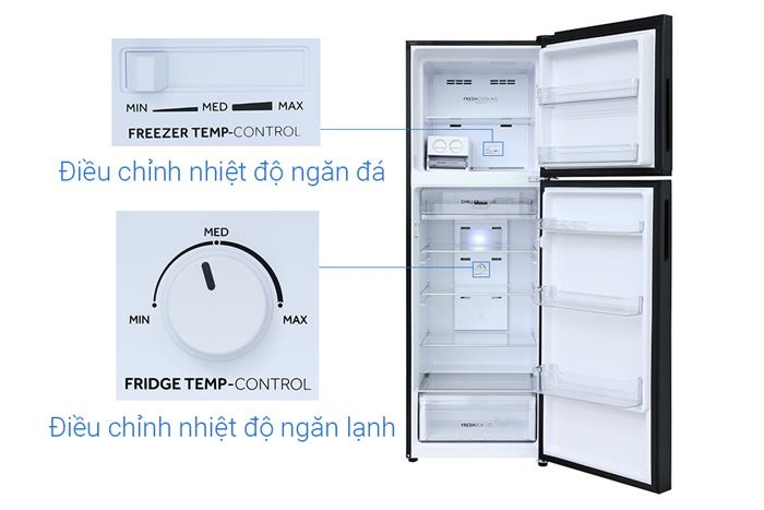 Tủ lạnh Aqua Inverter 358 lít AQR-T410FA(SL)