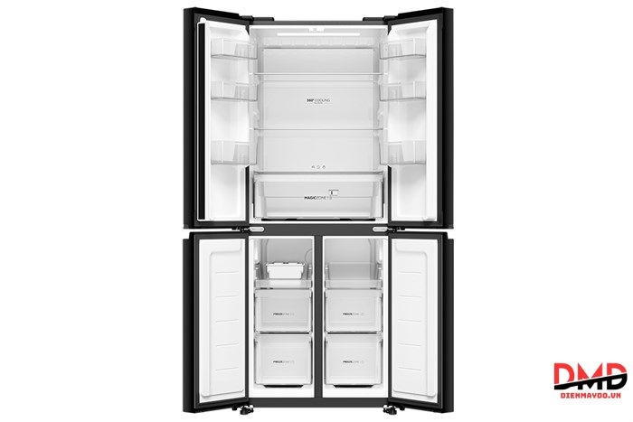 Tủ lạnh Aqua Inverter 410 lít Multi Door AQR-M466XA(CBC)