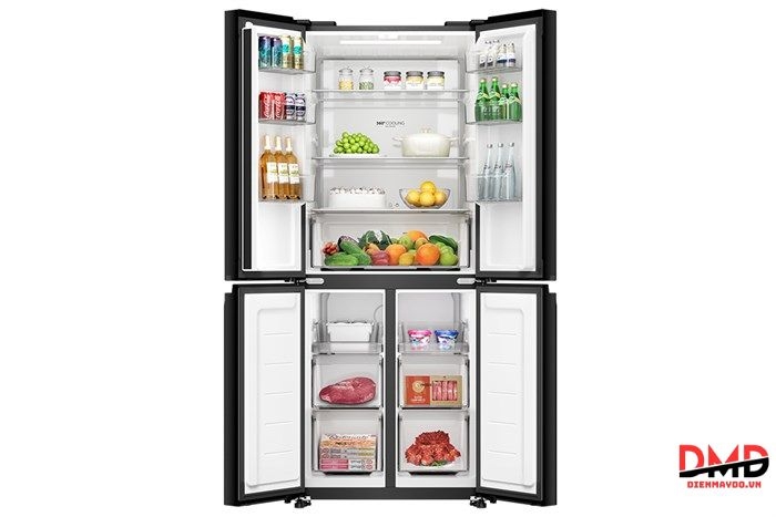 Tủ lạnh Aqua Inverter 410 lít Multi Door AQR-M466XA(CBC)
