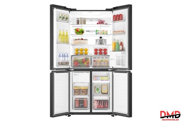 Tủ lạnh Aqua Inverter Multi Door 522 lít AQR-MA600XA(WGC)U1