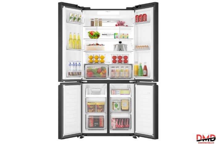 Tủ lạnh Aqua Inverter Multi Door 529 lít AQR-M600XA(GC)