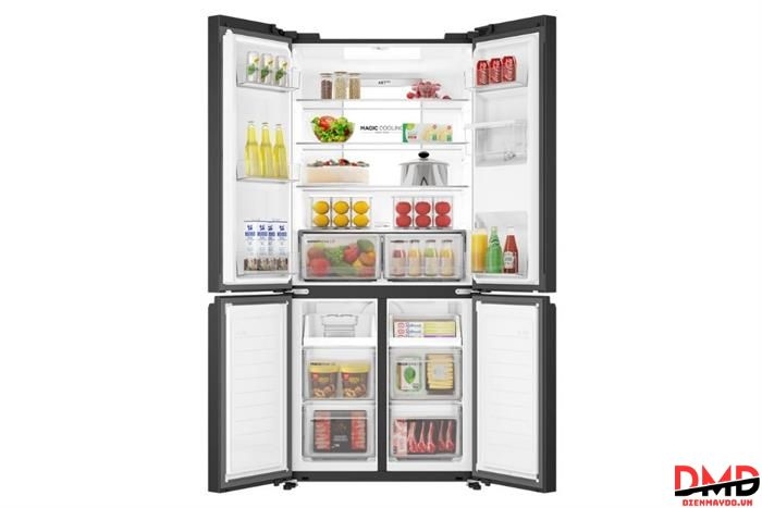 Tủ lạnh Aqua Inverter Multi Door 529 lít AQR-M600XA(WGC)
